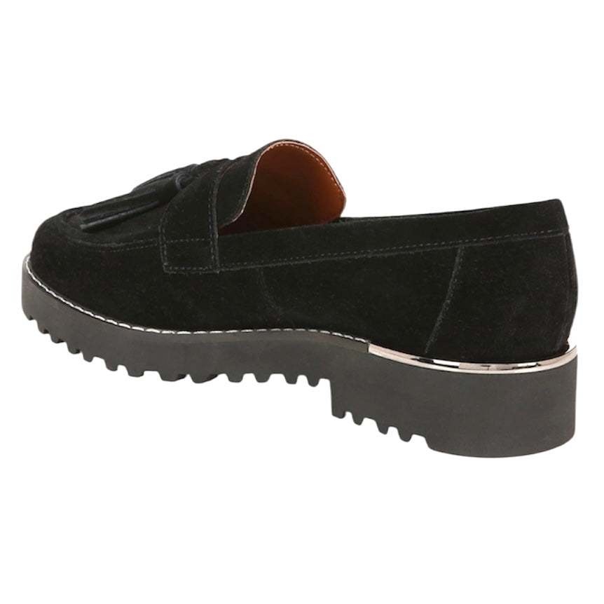 CAROLYNN Chunky Platform Lug Sole Tassel Loafers