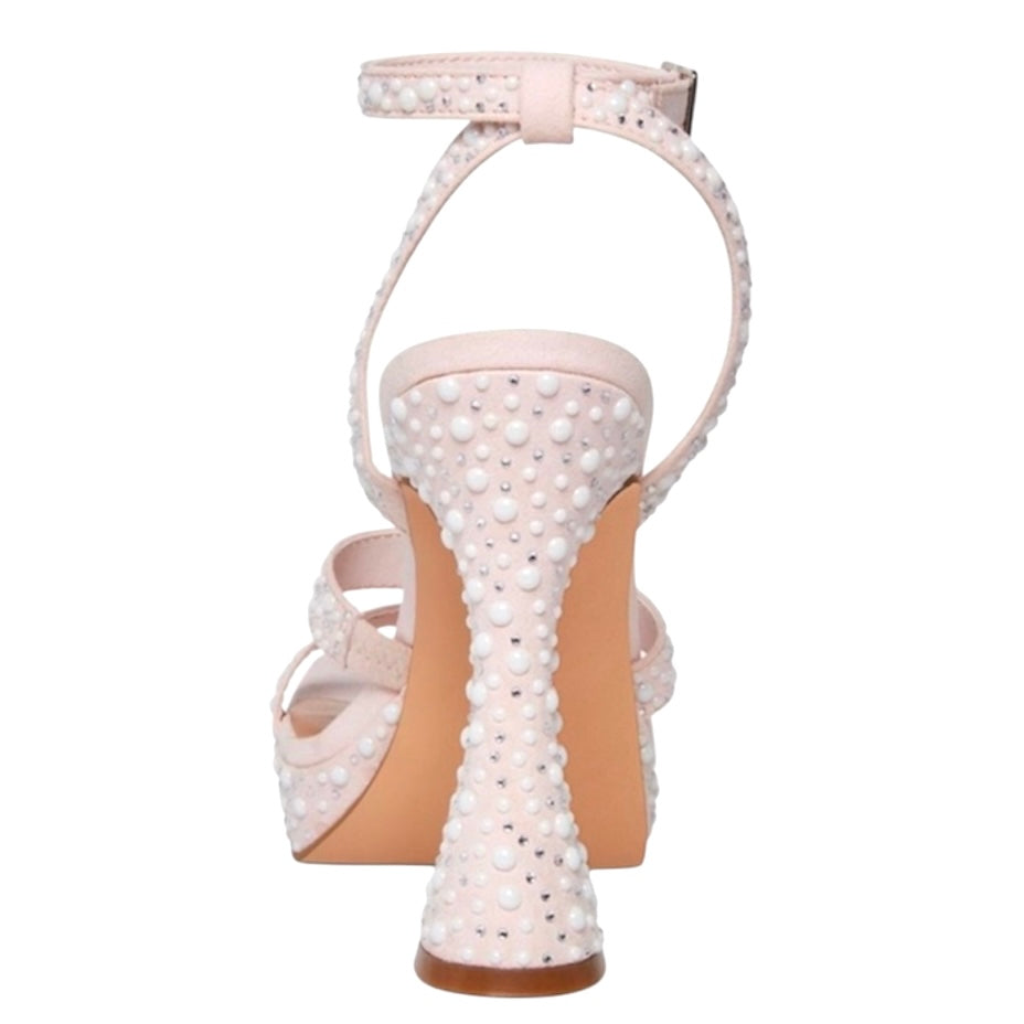 ZANEE Women's Platform Heel Ankle Strap Sandals