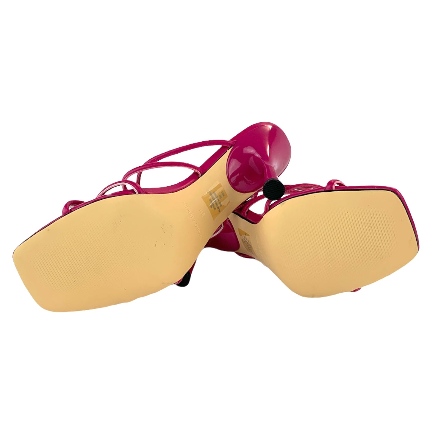 FASHYN-R Crisscross Straps Slip On Pink Size 9M Heed Women's Sandals