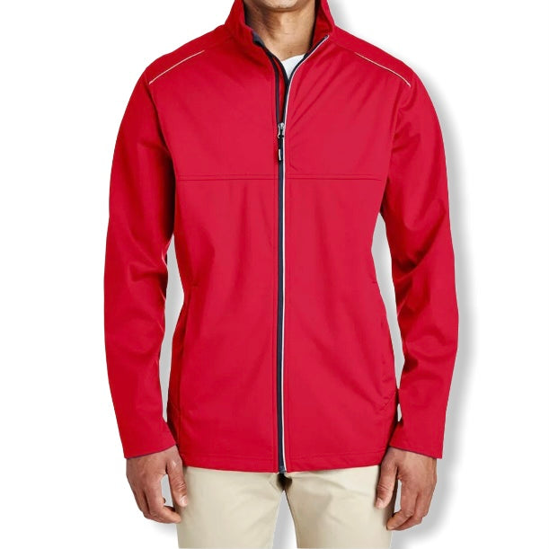 Full Zip Long Sleeve Classic Red Stretch Size 2XL Men's Jacket--_ - Fannetti Boutique