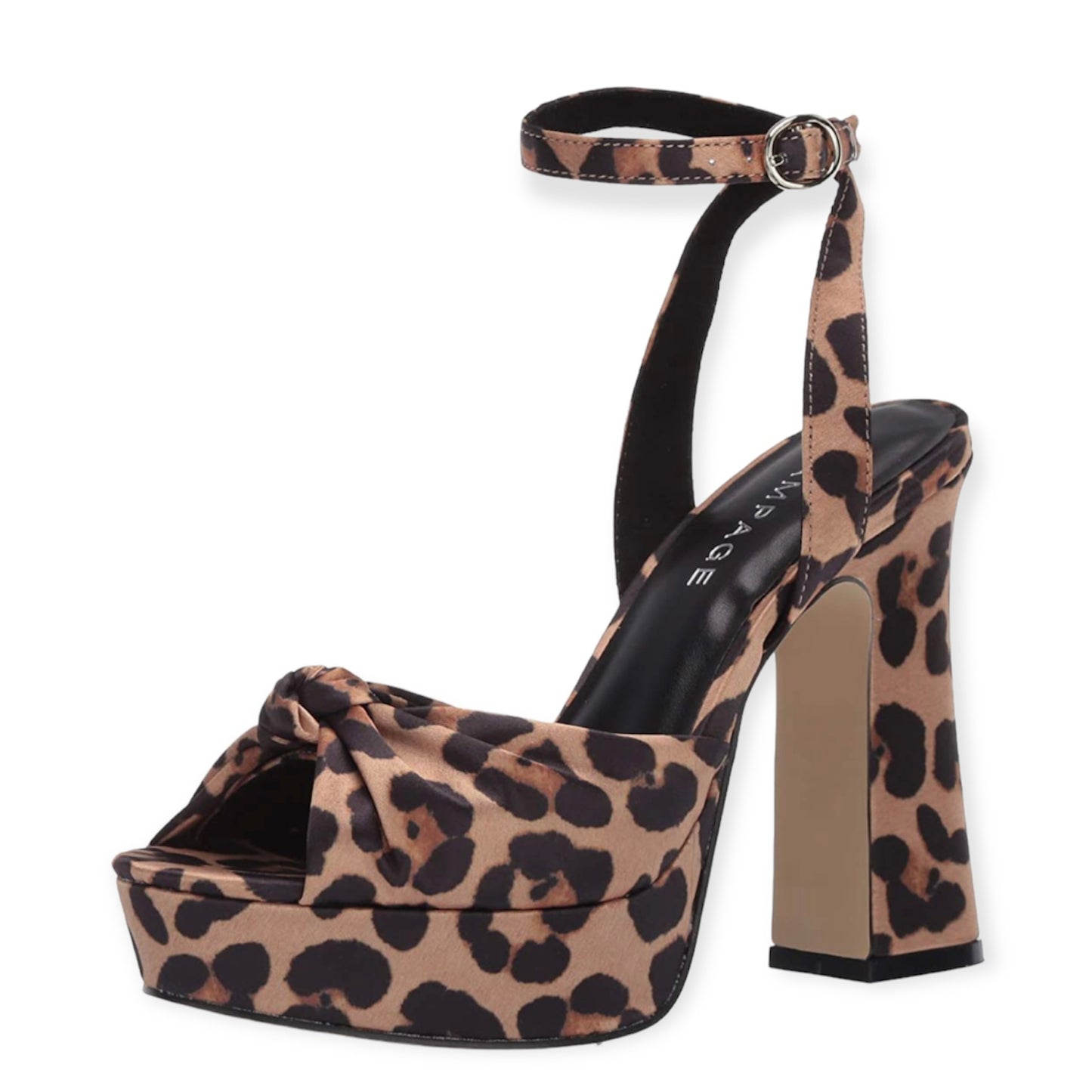 DAYNA Platform Block Heels Open Toe Women's Sandals