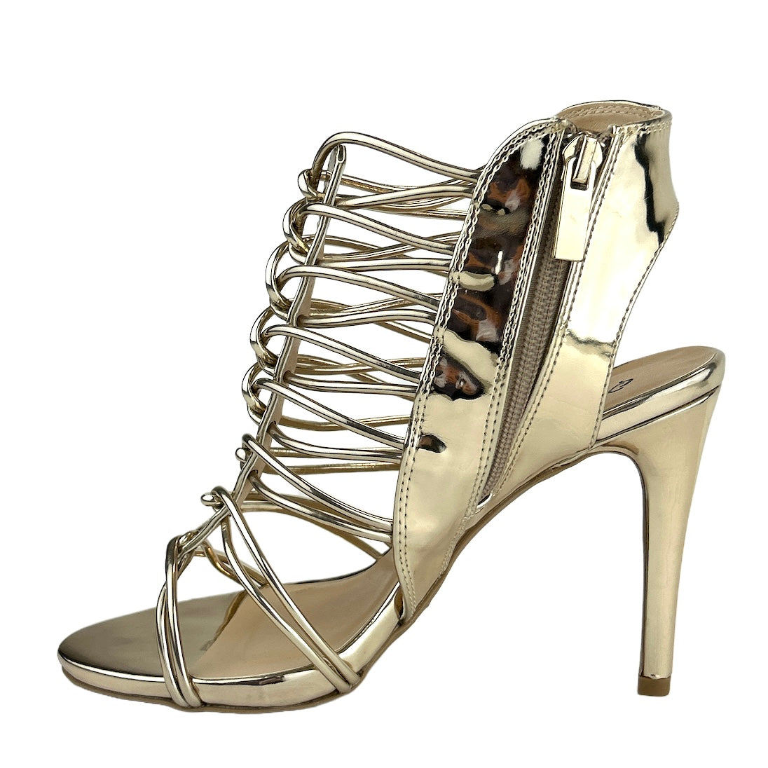 JEALOUS-18 Multi-Straps Heel Dress Sandals