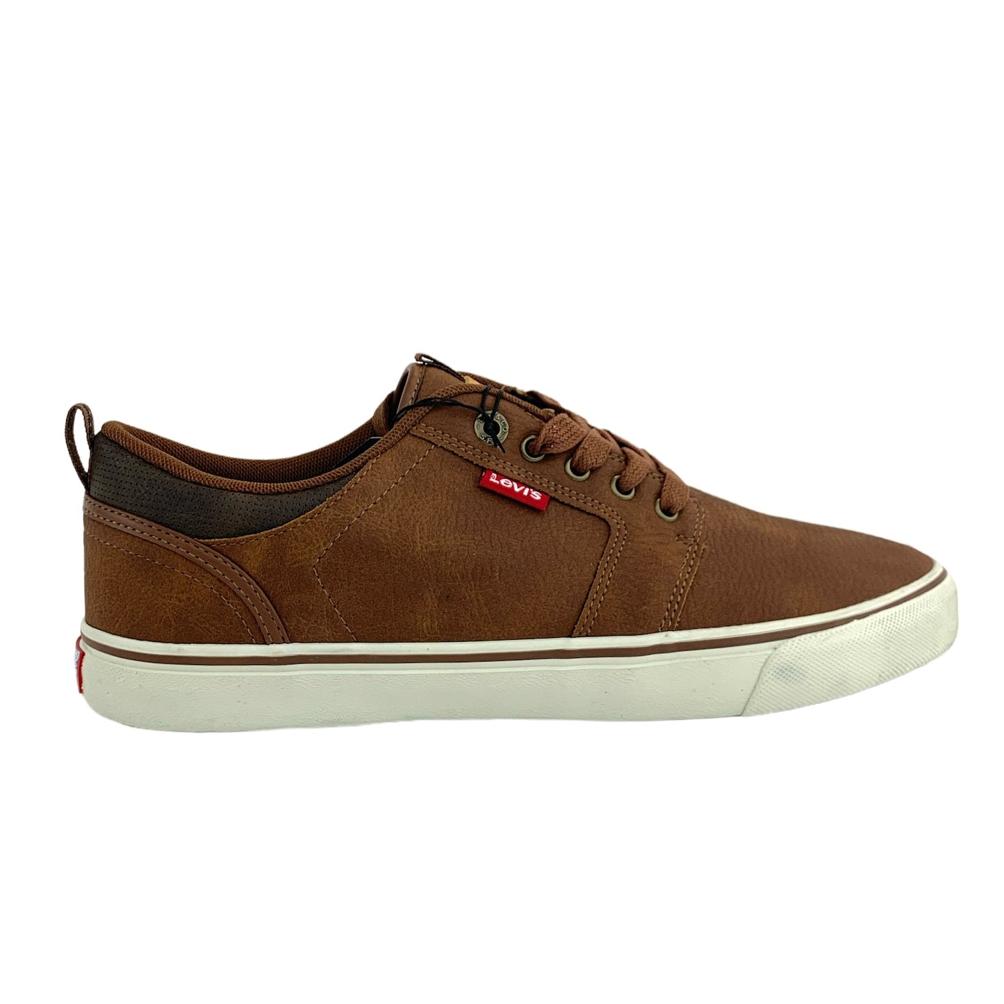 Comfort Insole Shoes Brown Low-Top Size 9.5 Men's Sneakers