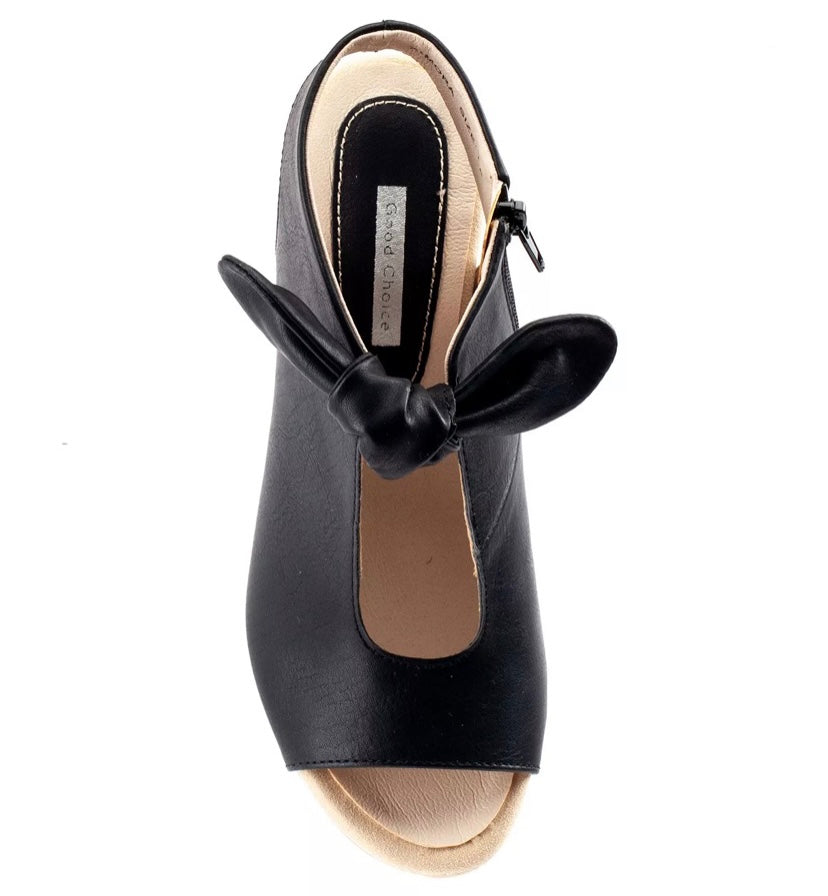 KIMORA Comfort Black Block Heel Size 10M Open Toe Women's Sandals