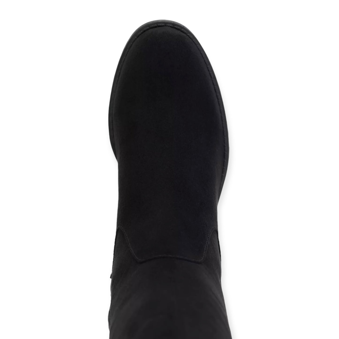 Allicce Black Micro Over-The-Knee Size 9M Round Toe Women's Boots