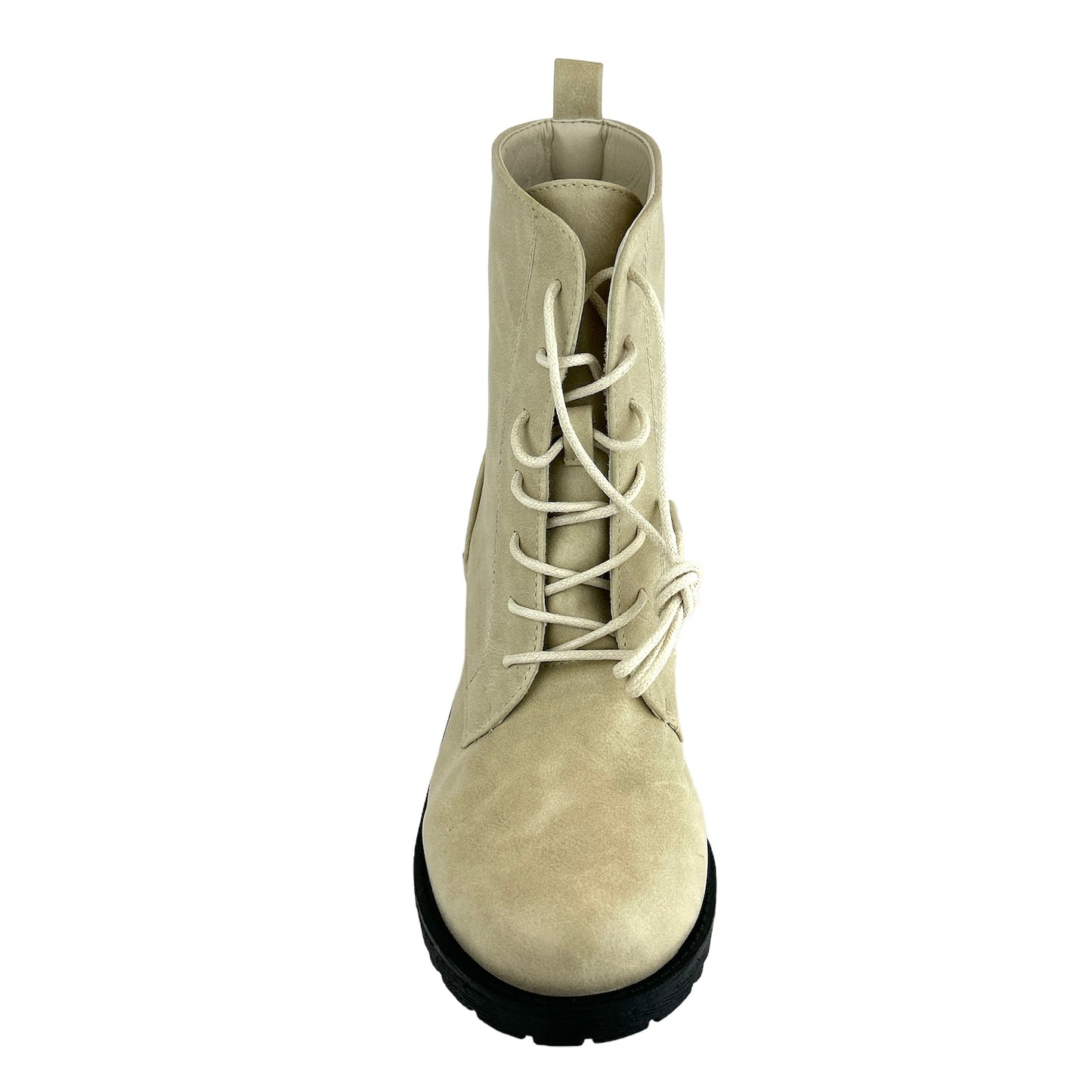 BOONEY Women's Booties Lace Up Combats Boots