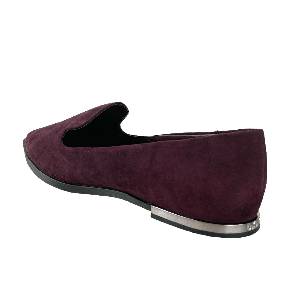 LONA Wine Red Comfort Slip-on Pointed Toe Flats Size 6 M Women's Loafers