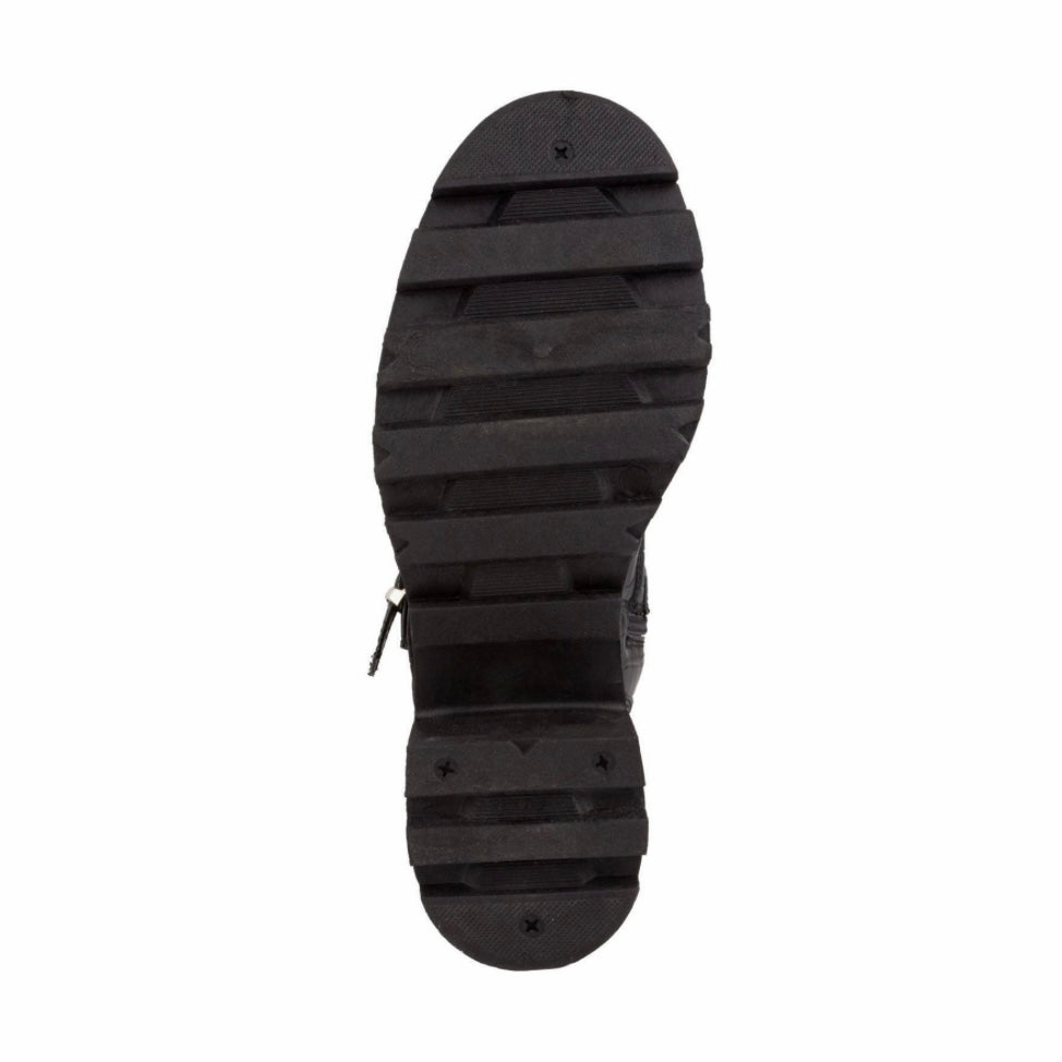 FILO Women's Lug Sole Croc Embossed Combats Boots