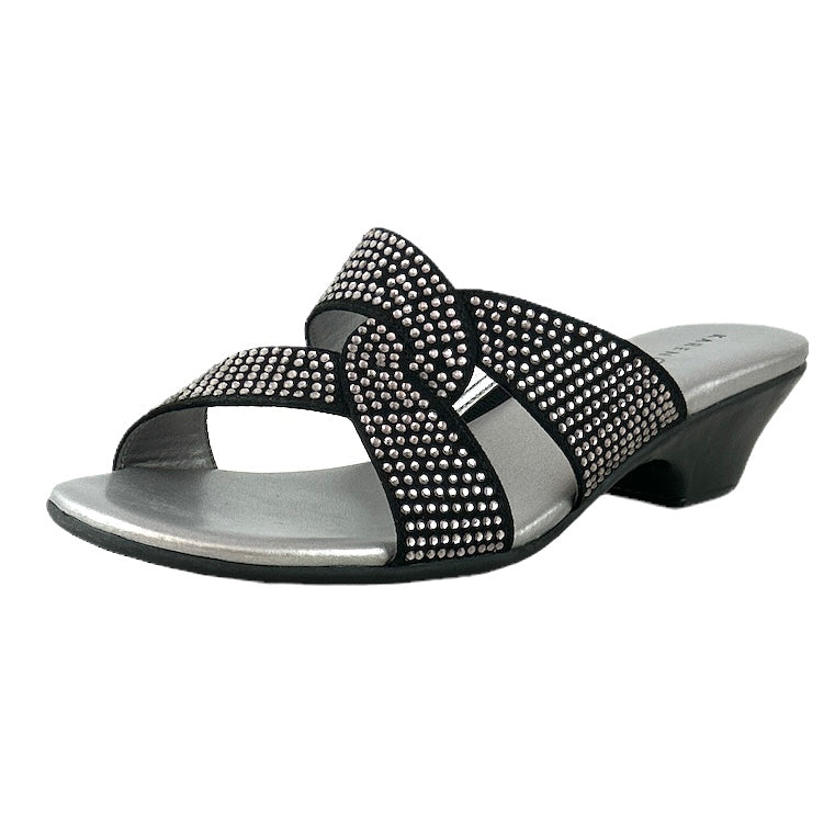 ENOREE Black Comfort Slip On Size 9 M Women's Sandals