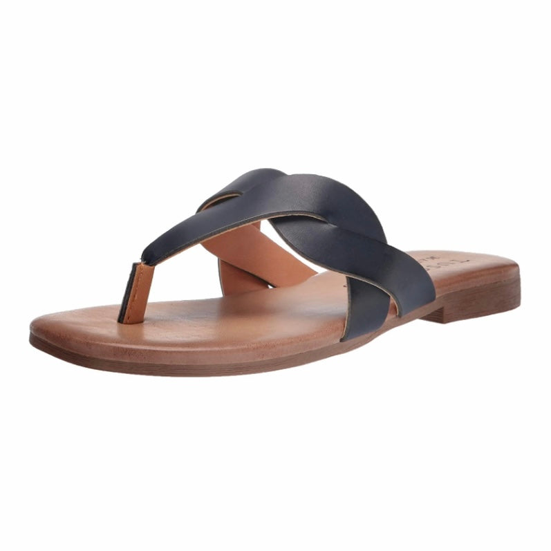 ABRIANA Women's Flip Flop Sandals Navy
