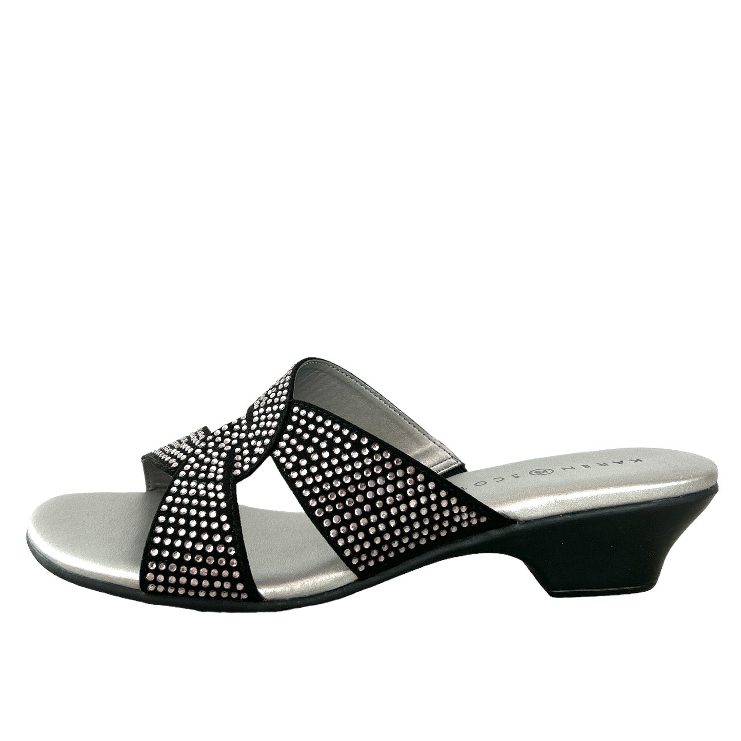 ENOREE Black Comfort Slip On Size 9 M Women's Sandals