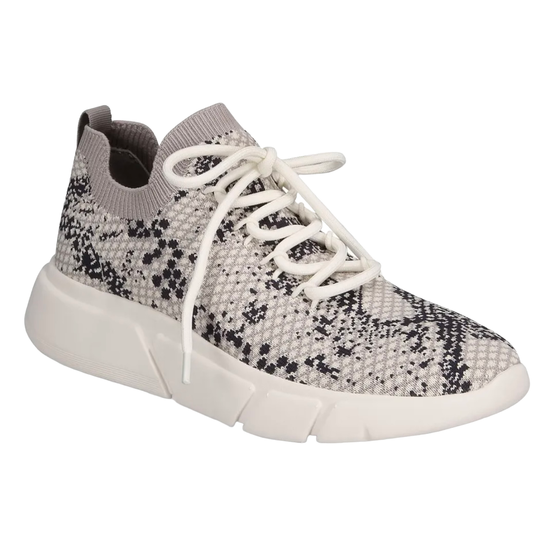 AMBLA Comfort Knit Lace Up Round Toe Size 6.5 Women's Athletic Sneakers