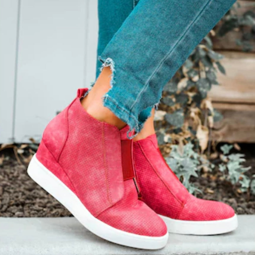 CLARA Wedge Sneakers Women's Boots