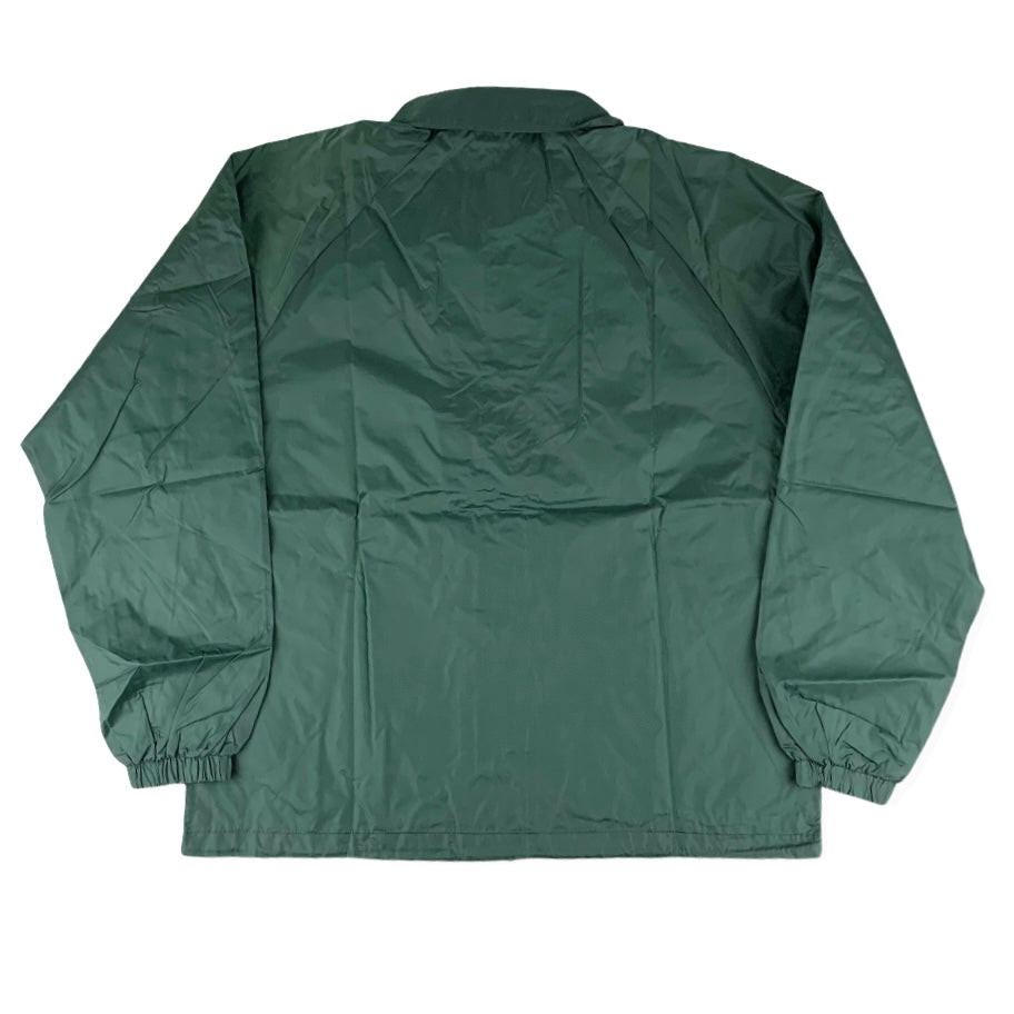 Green Outerwear Durable Wind Resistant Brushed Coaches Size S Men's Jacket