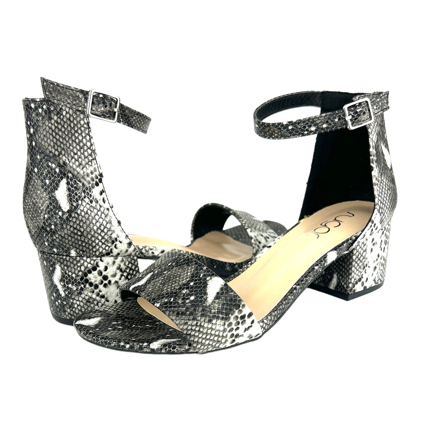 NOELLE LOW Comfort Block Heel Ankle Strap Open Toe Women's Sandals