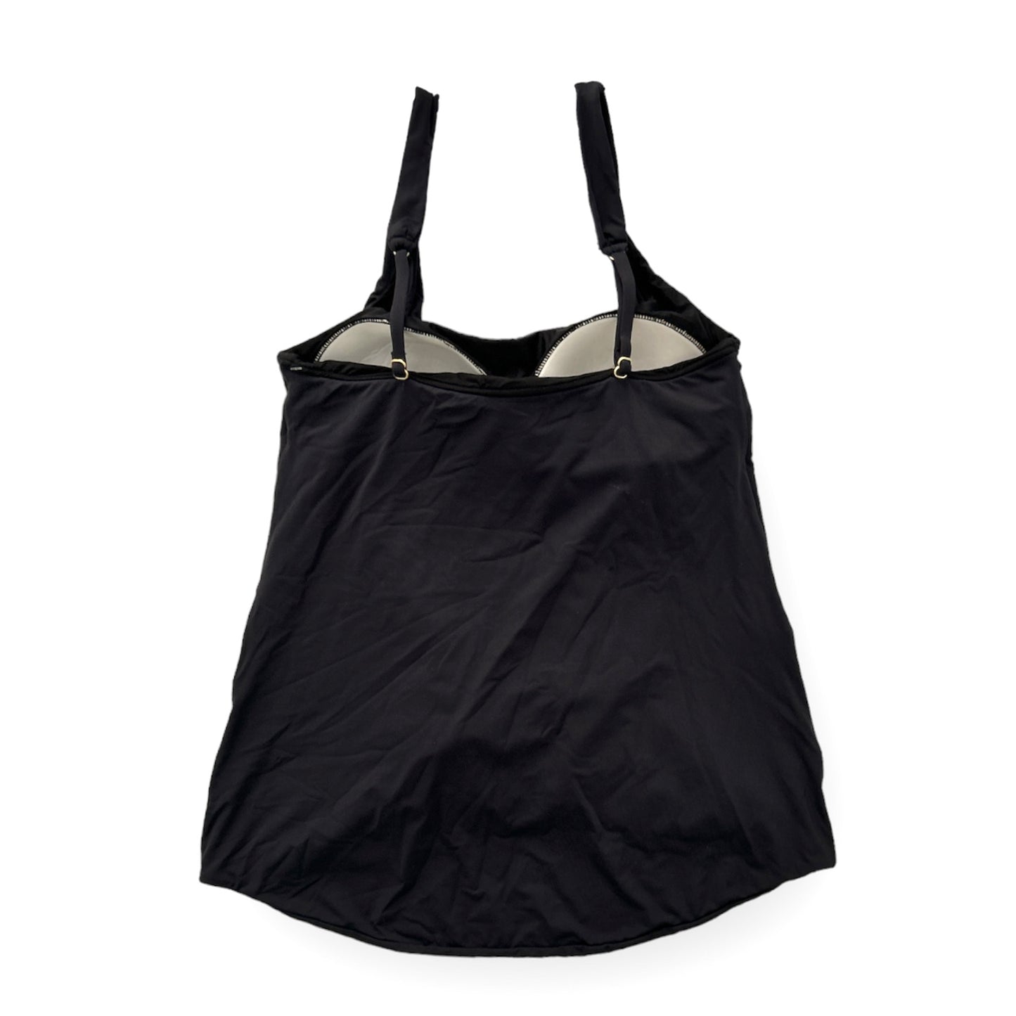 Black Tankini 2-pieces Set Top/Bottom Size 22W Women's Swimwear