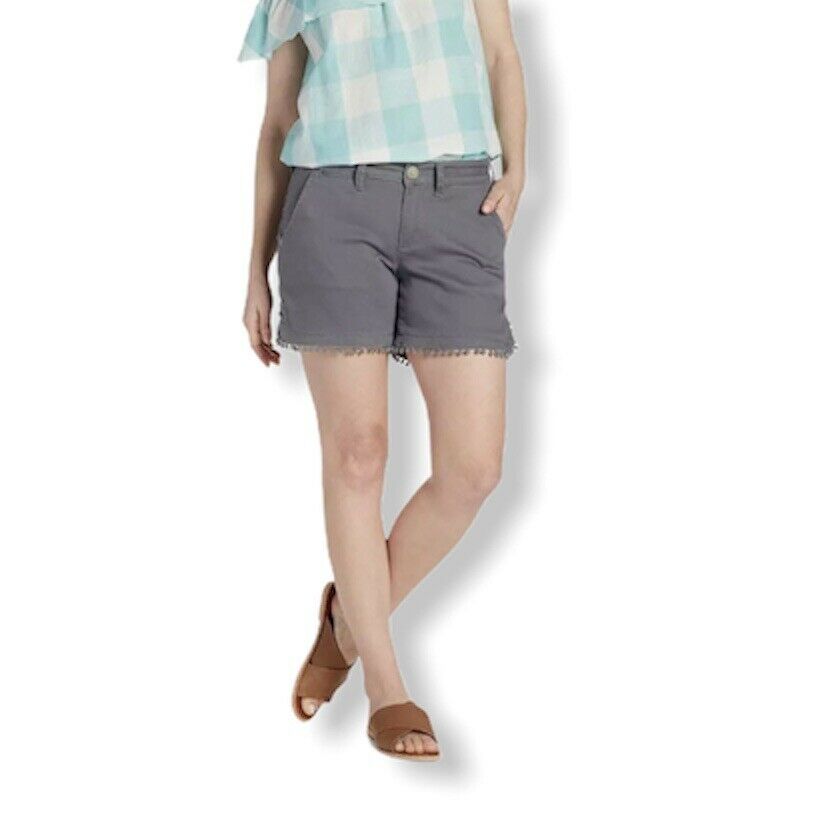 Women’s Short Gray Streak Relaxed Fit Size 4 - Fannetti Boutique