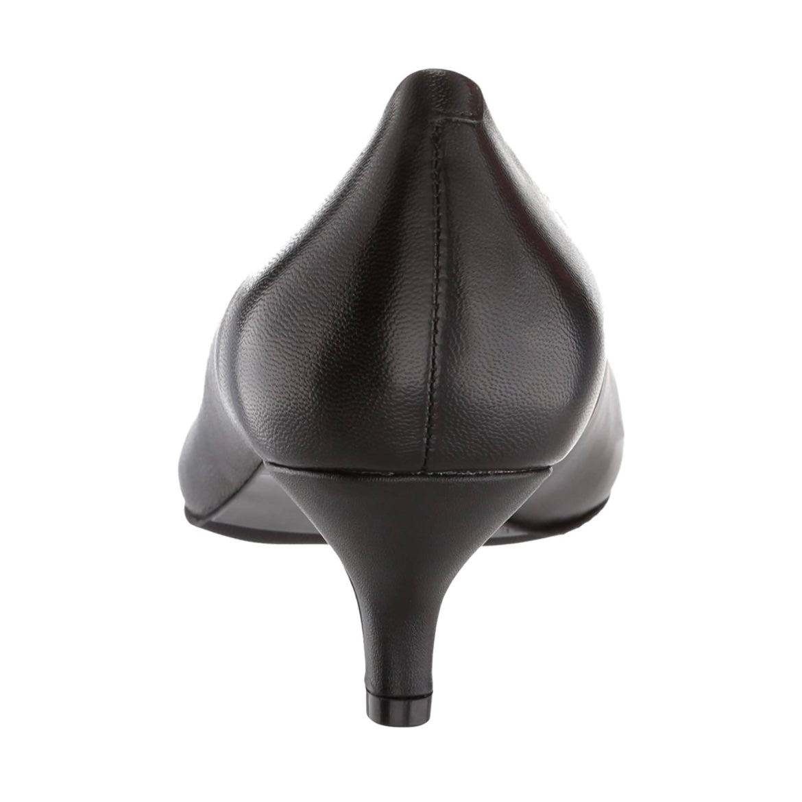 KIERA Leather Black Size 6.5 W Pointed Toe Slip On Women's Pumps
