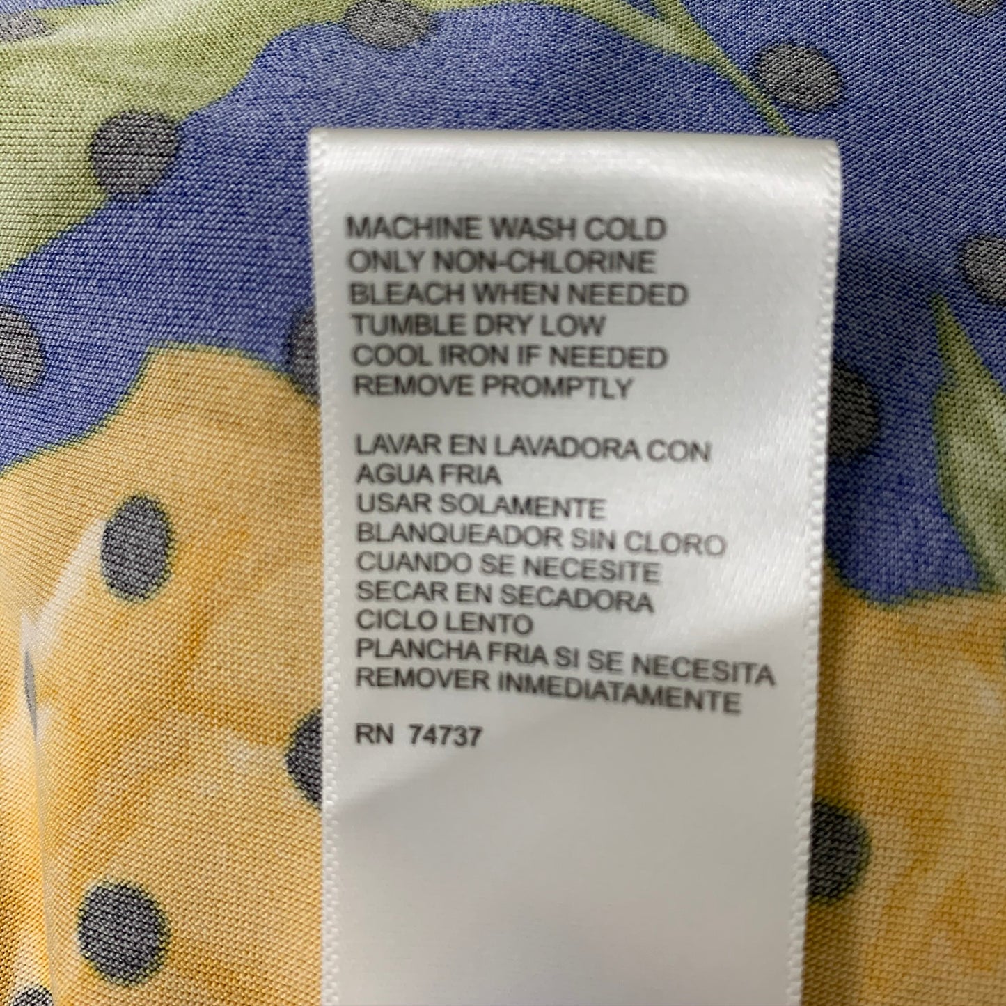 Sleeveless Black/Blue/Yellow Size 14 Women's Maxi Dress - Fannetti Boutique
