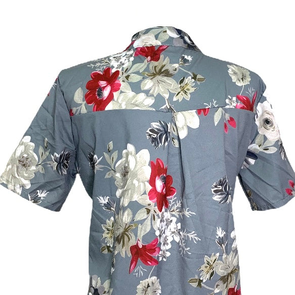 Uniforms Top Casual Stand Collar Short Sleeve Women's Blouse