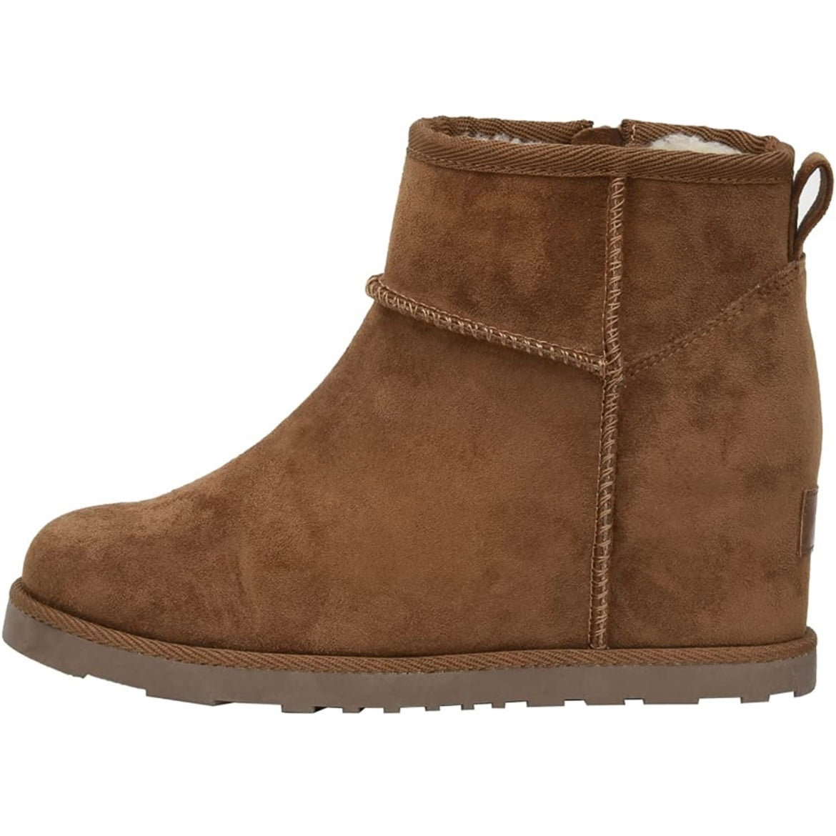 KAYLA Comfort Cozy Hidden Wedge Booties Women's Shoes