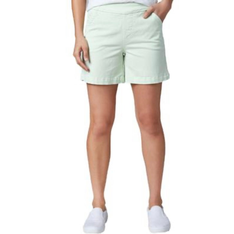 GRACIE Women's Stretchable Classic Fit Slims Streak Short