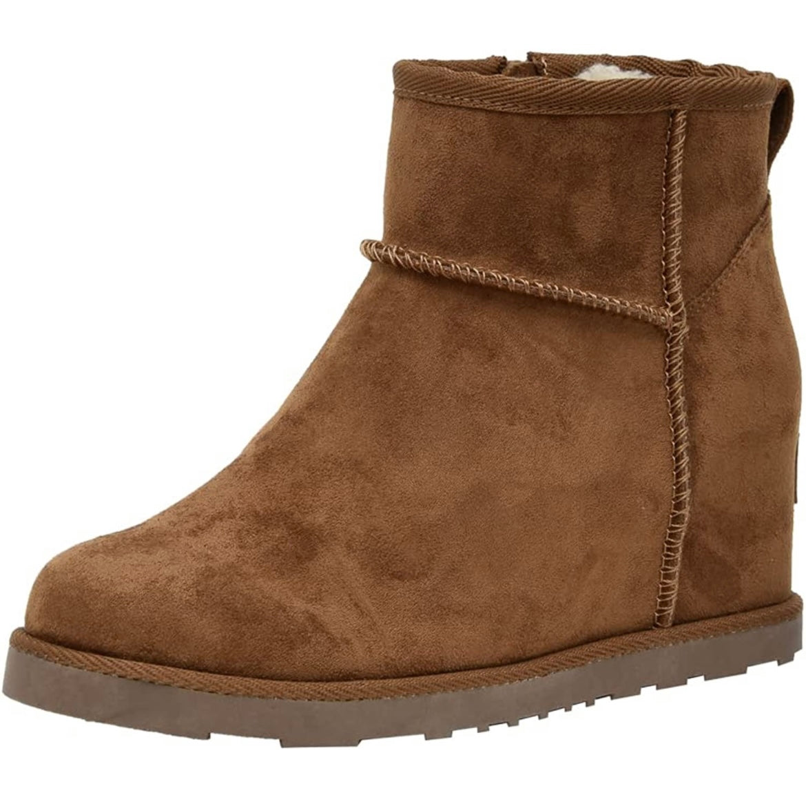 KAYLA Comfort Cozy Hidden Wedge Booties Women's Shoes