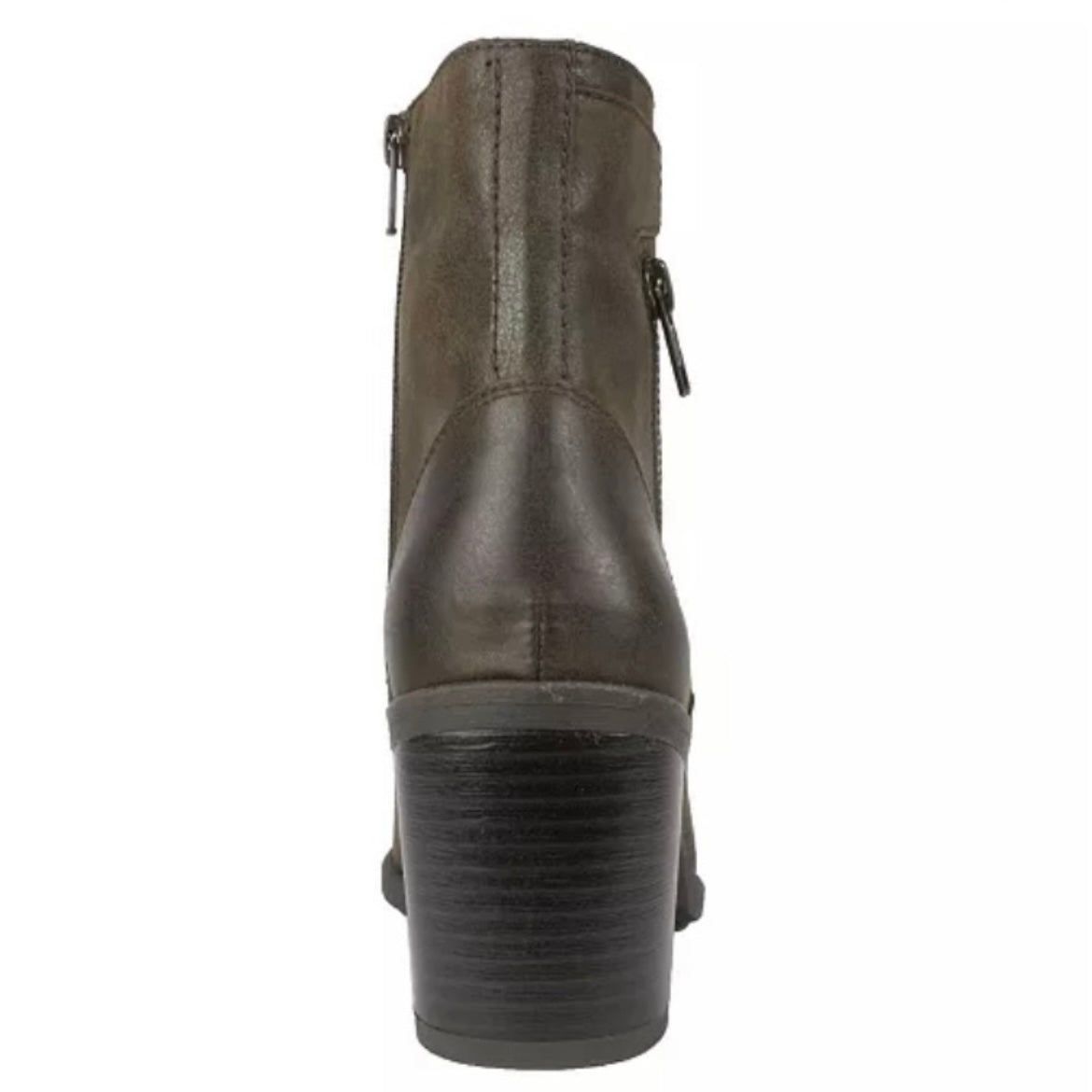 DORIAN Lace Up/Zip Block Heel Ankle Boots Women's Booties Combat