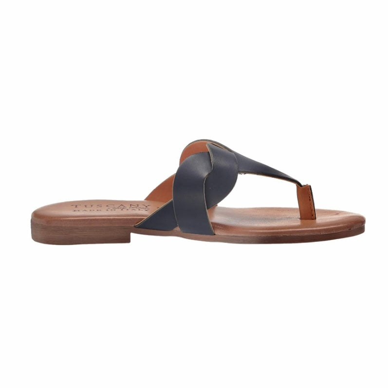 ABRIANA Women's Flip Flop Sandals Navy