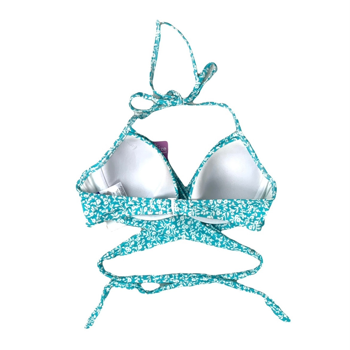 Bikini Top Wrap Bra Halter Strap Women's Swimwear