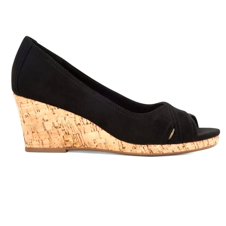 TONIIE Comfort Peep Toe Slip On Wedge Heels Platform Women's Sandals