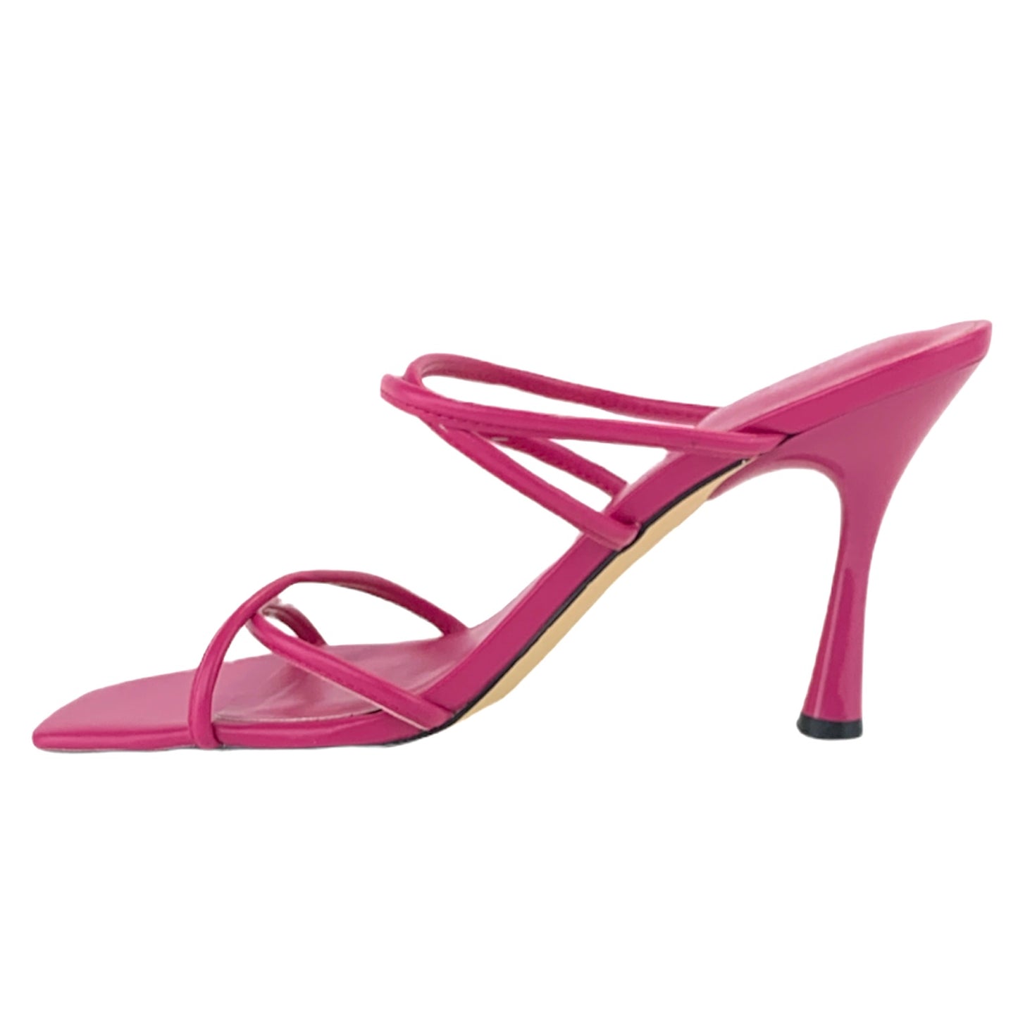 FASHYN-R Crisscross Straps Slip On Pink Size 9M Heed Women's Sandals