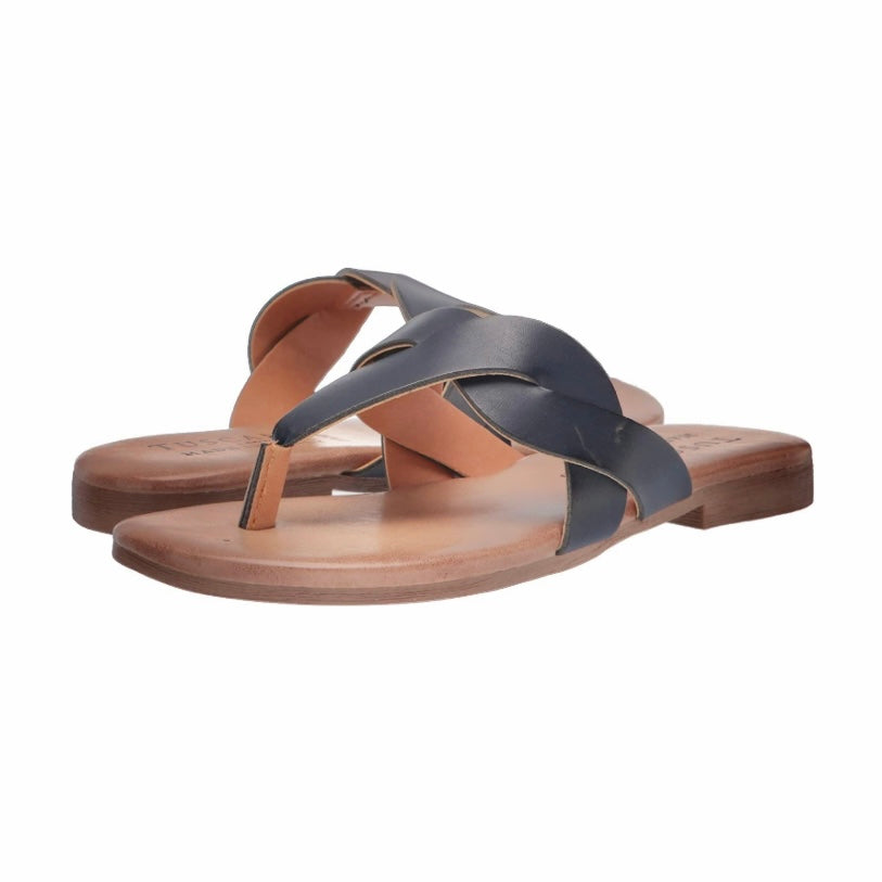 ABRIANA Women's Flip Flop Sandals Navy