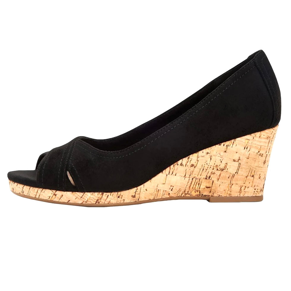 TONIIE Comfort Peep Toe Slip On Wedge Heels Platform Women's Sandals