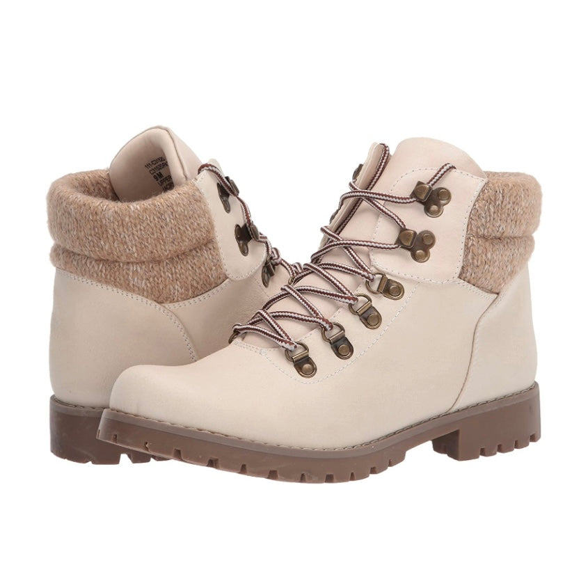 PATHFIELD Women's Lace Up Lug Sole Booties Winter Boots