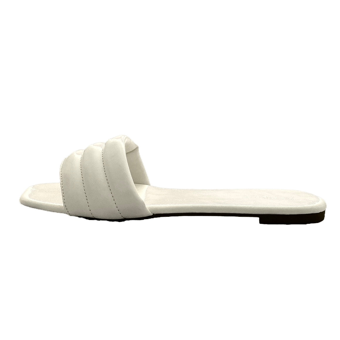 KICK Women's Cushion Band Slide Sandals Flats