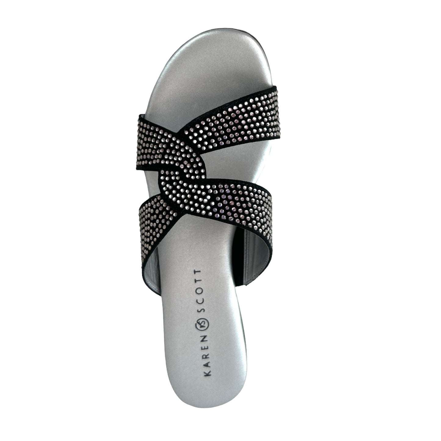 ENOREE Black Comfort Slip On Size 9 M Women's Sandals