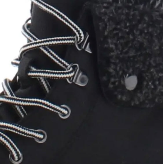 SANDRO Black Round Toe Size 8.5 M Block Heels Booties Women's Ankle Boots