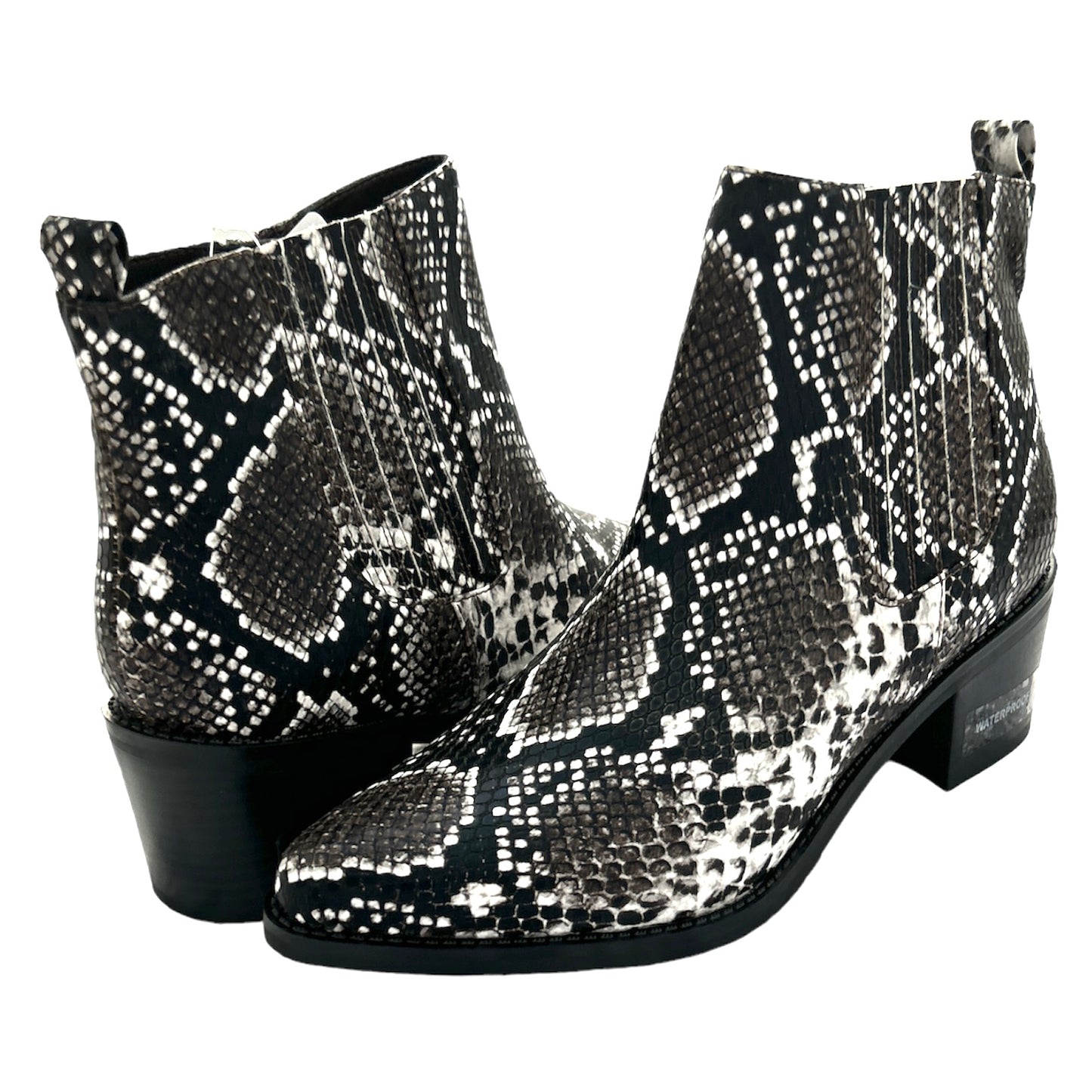 KARLIE Women's Eco Leather Waterproof Booties Ankle Boots