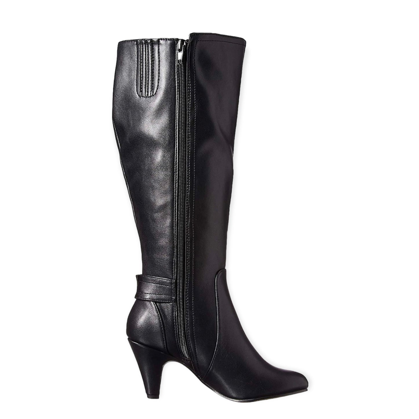 TROY II Cone Heels Dress Boots Women's Shoes