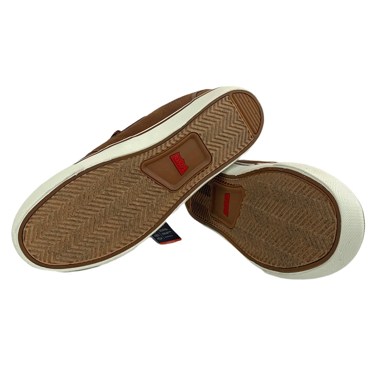 Comfort Insole Shoes Brown Low-Top Size 9.5 Men's Sneakers