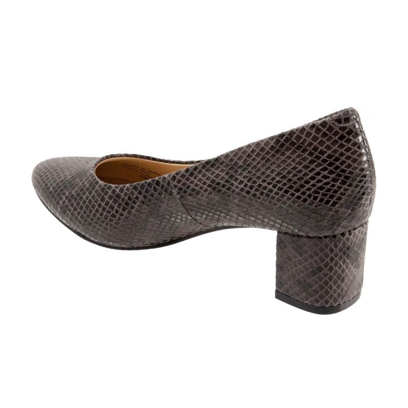 KARI Women's Block Heel Slip On Pump