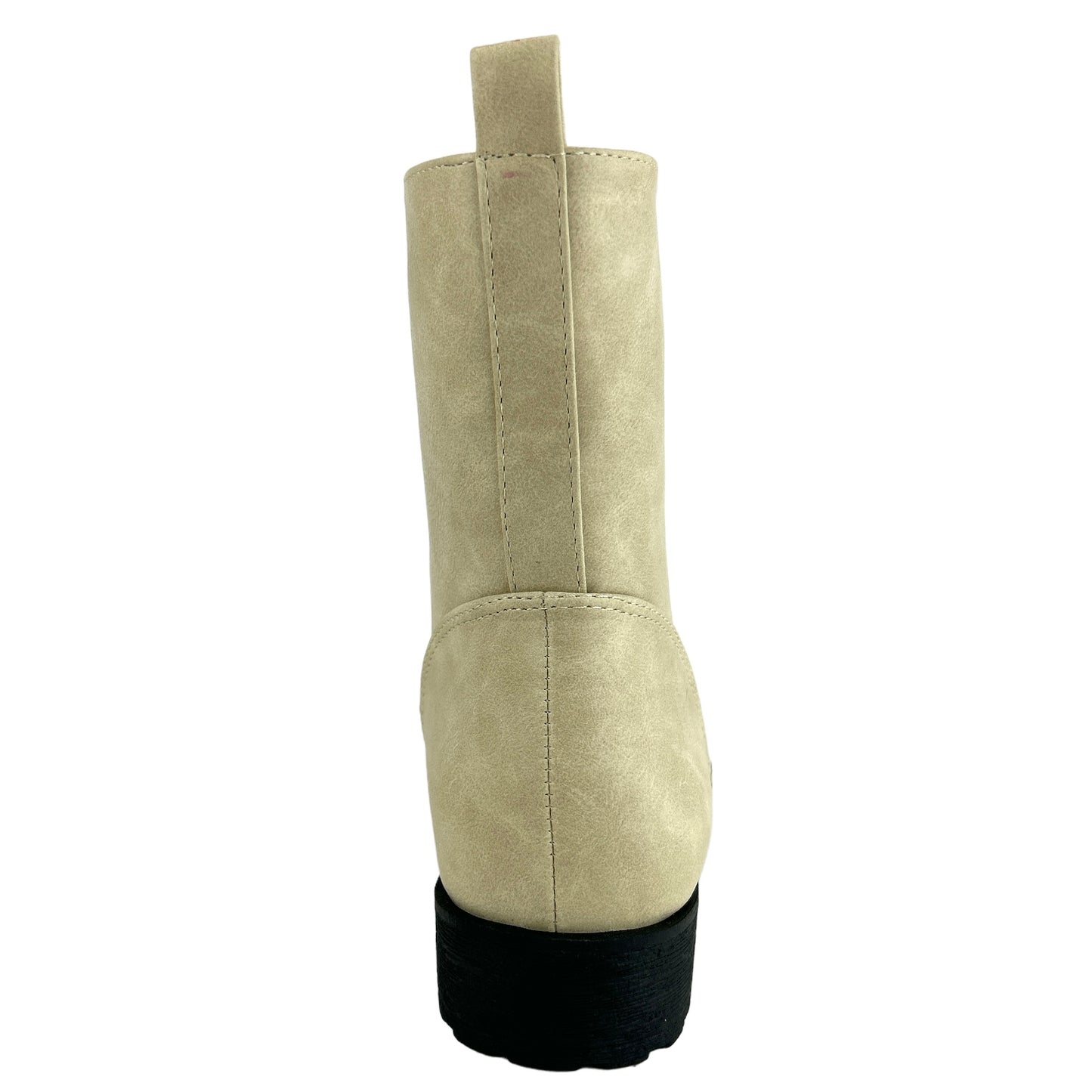 BOONEY Women's Booties Lace Up Combats Boots