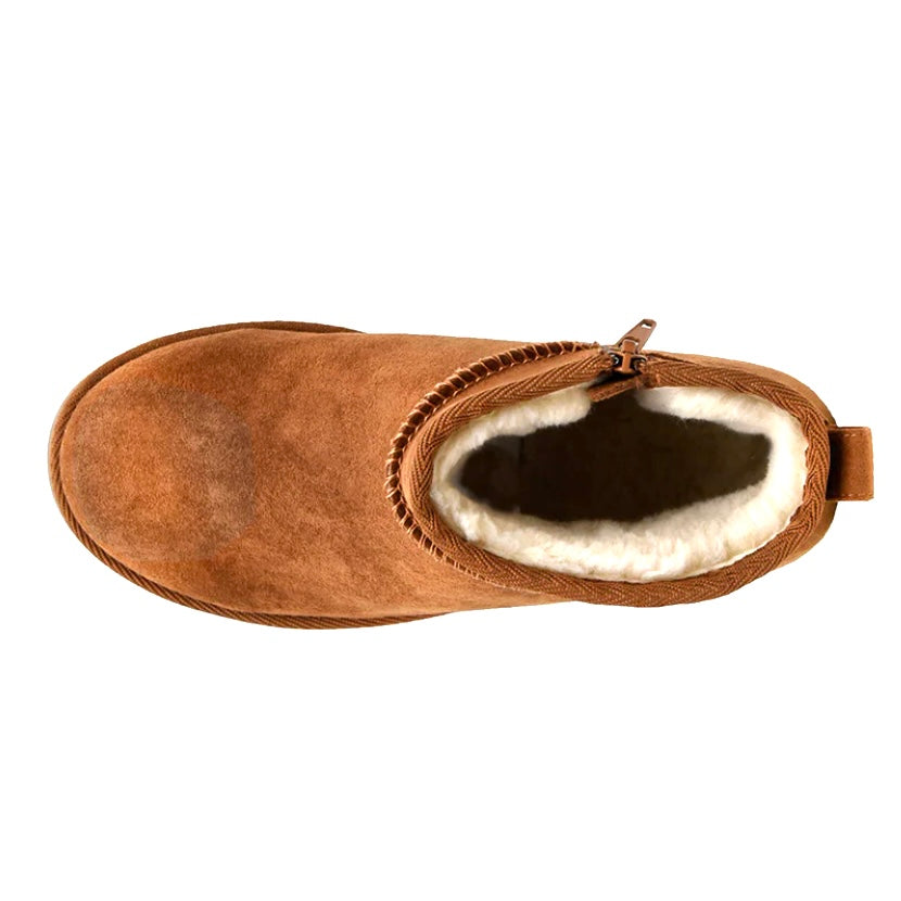 KAYLA Comfort Cozy Hidden Wedge Booties Women's Shoes