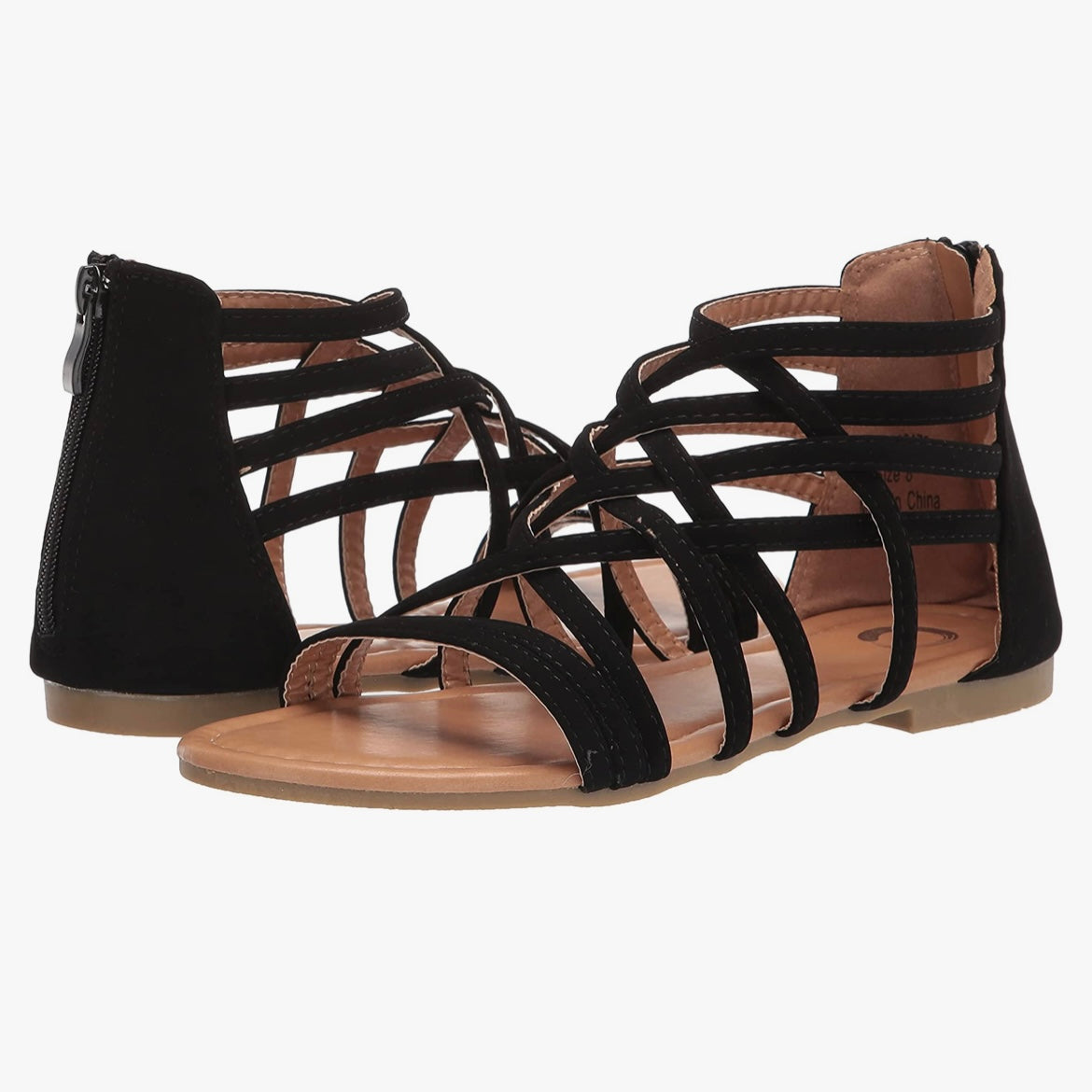 HANNI Gladiator Sandals Black Women's Shoes