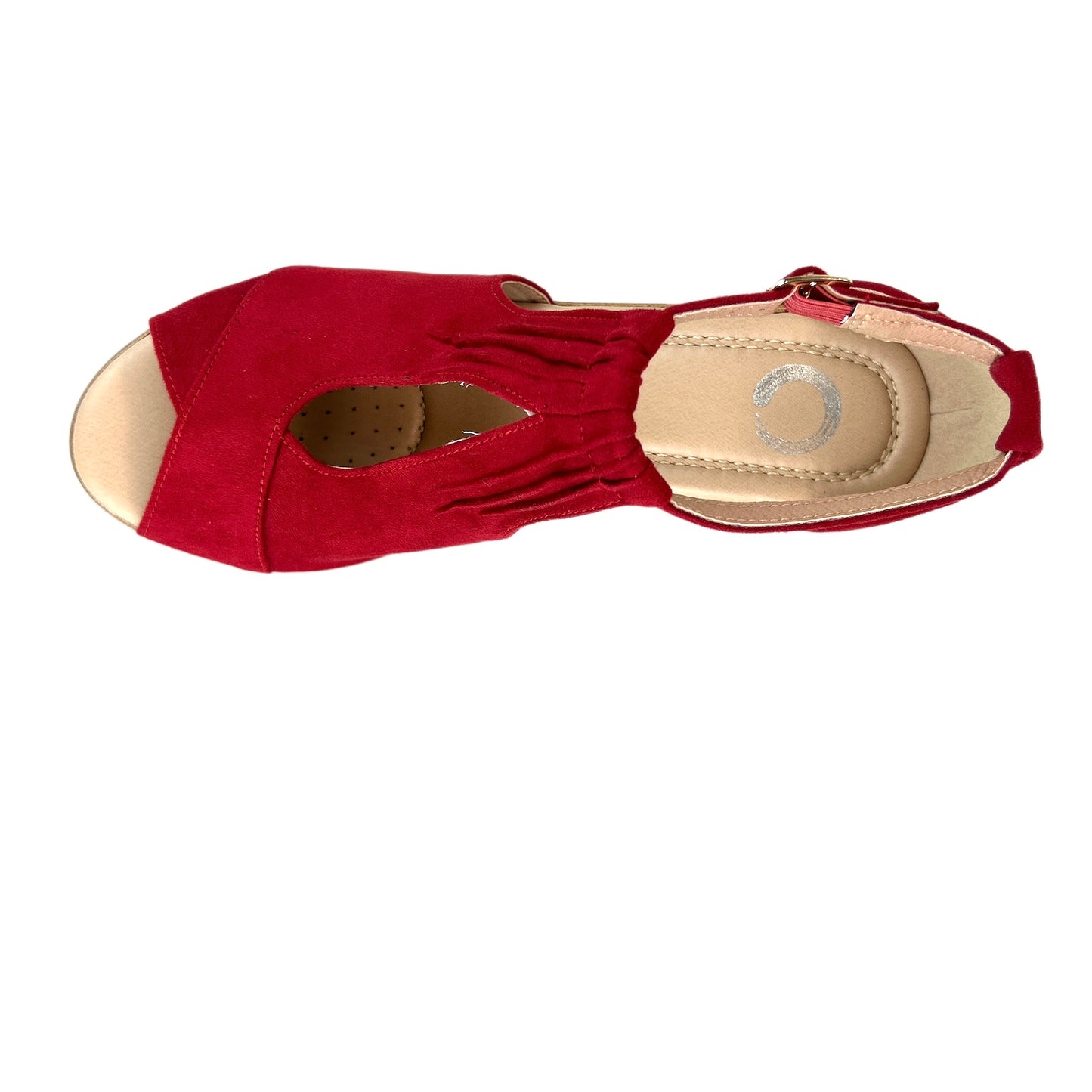 KEDZIE Women's Wedge Sandals Red