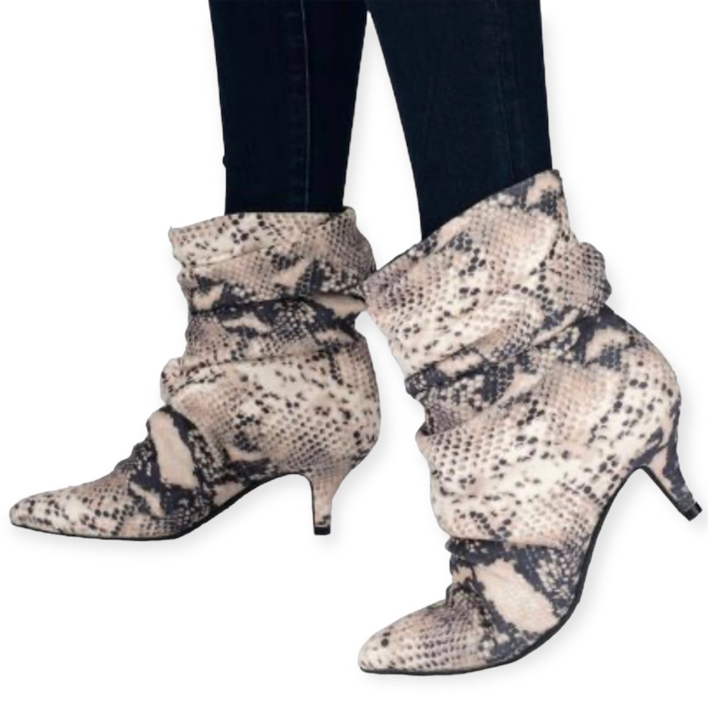 JO Kitten Heel Booties Women's Shoes