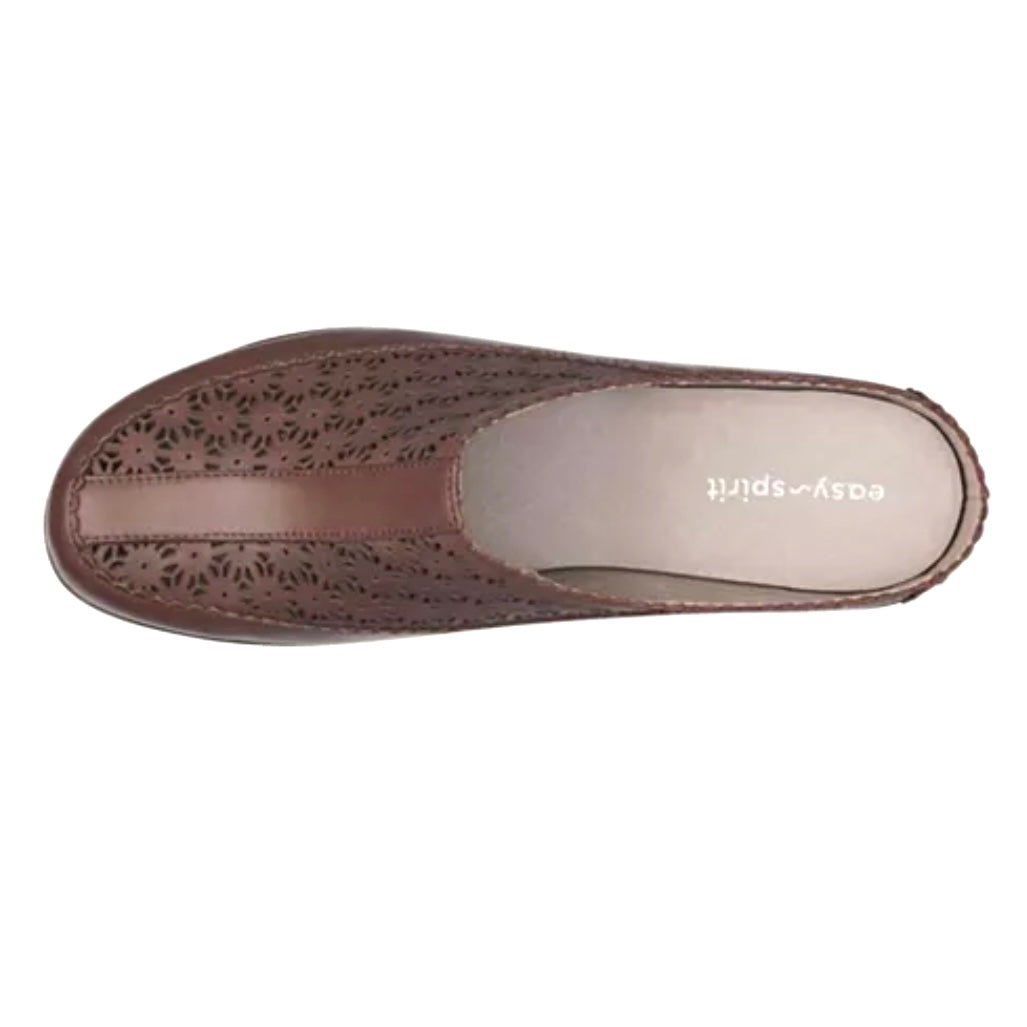 DUSK Women's Leather Slip On Casual Mules