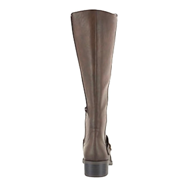 JEWEL Block Heel Round Toe Women's Riding Boots