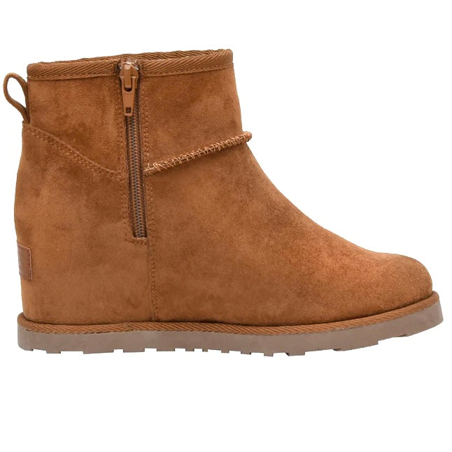 KAYLA Comfort Cozy Hidden Wedge Booties Women's Shoes